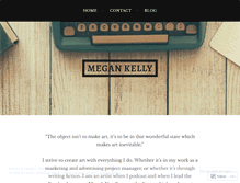 Tablet Screenshot of meganekelly.com